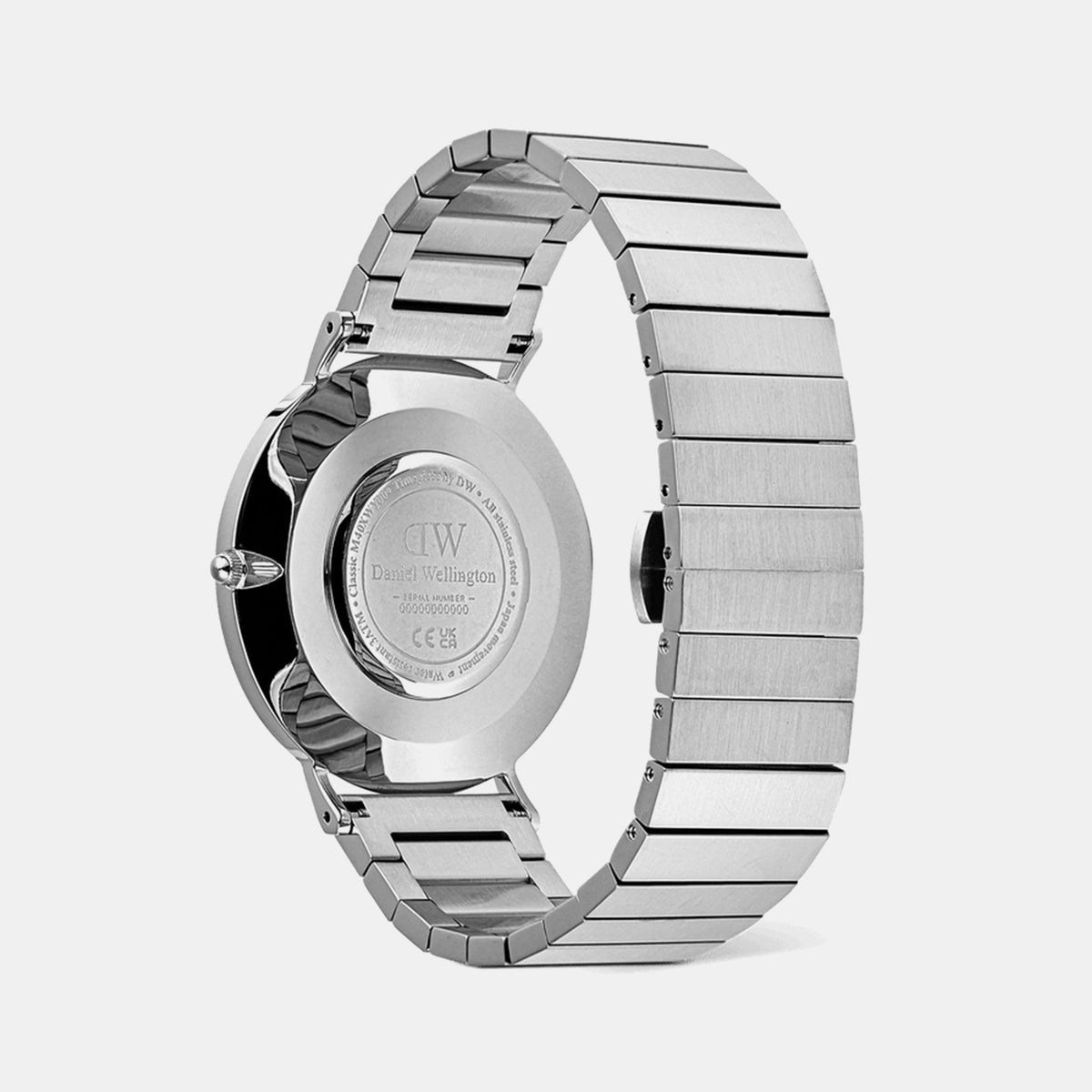 Classic Unisex Quartz Blue Dial Analog Stainless Steel Watch DW00100776K