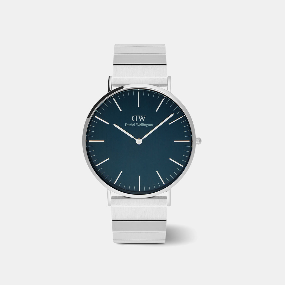 Classic Unisex Quartz Blue Dial Analog Stainless Steel Watch DW00100776K