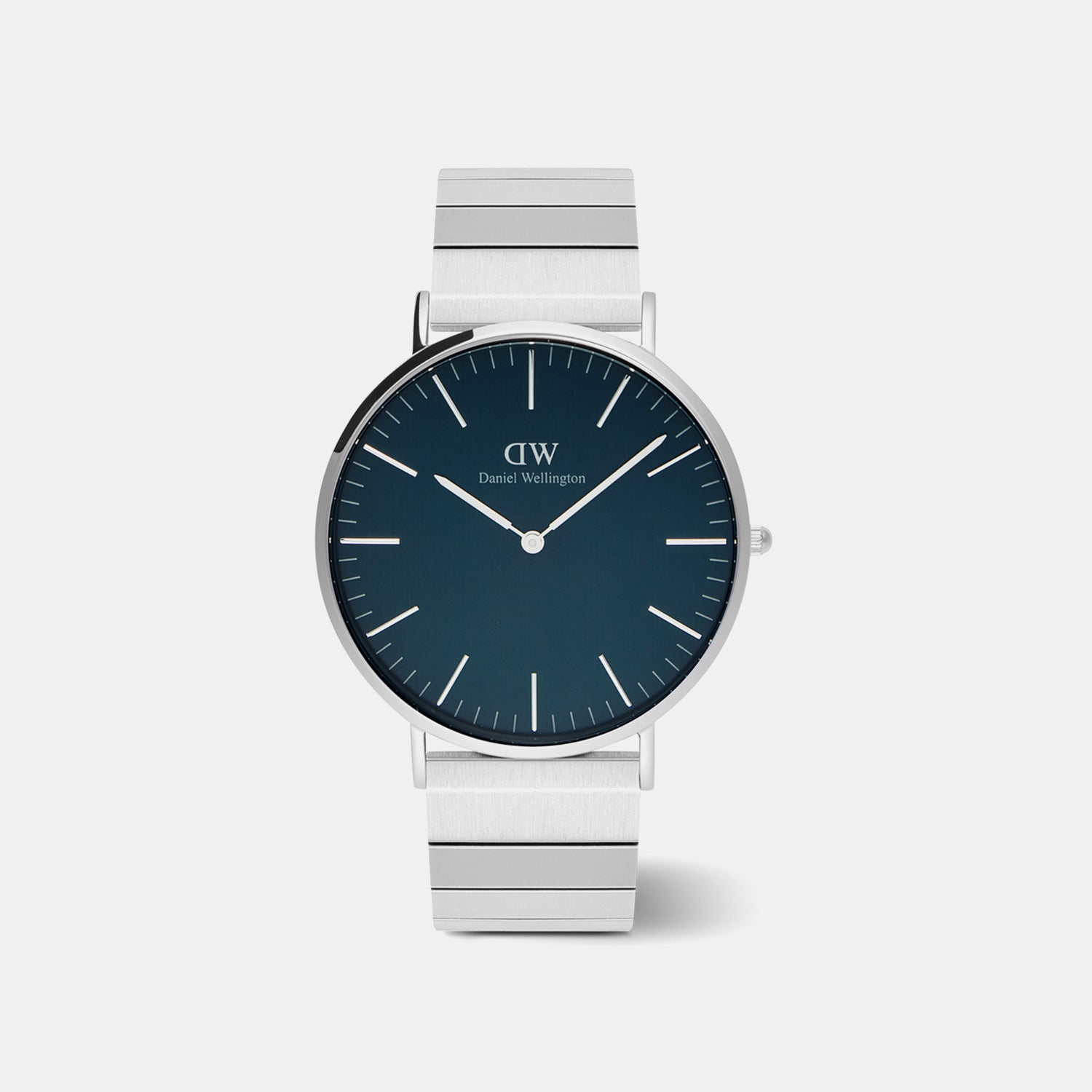 Unisex Quartz Blue Dial Analog Stainless Steel Watch DW00100776K