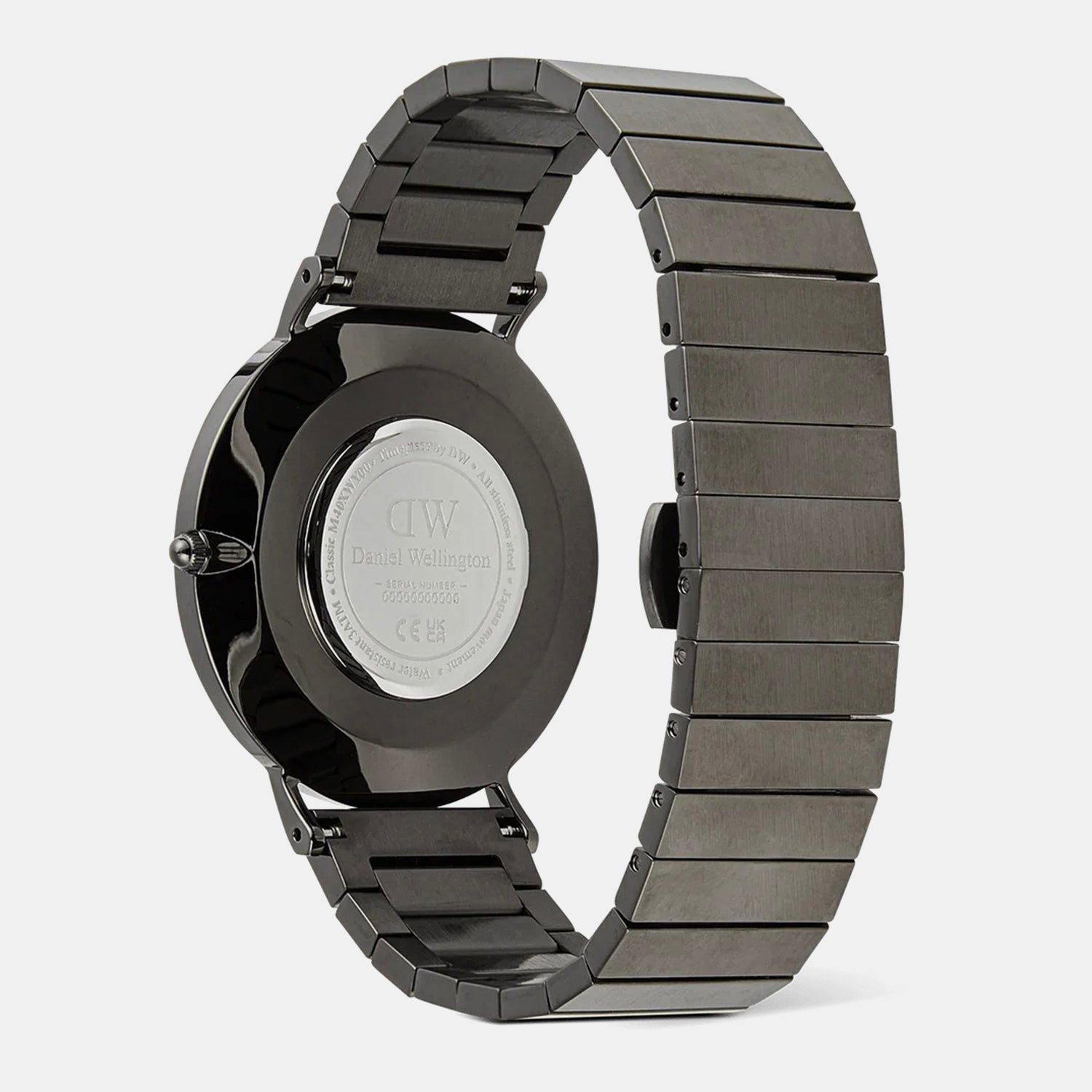 Unisex Quartz Grey Dial Analog Stainless Steel Watch DW00100777K