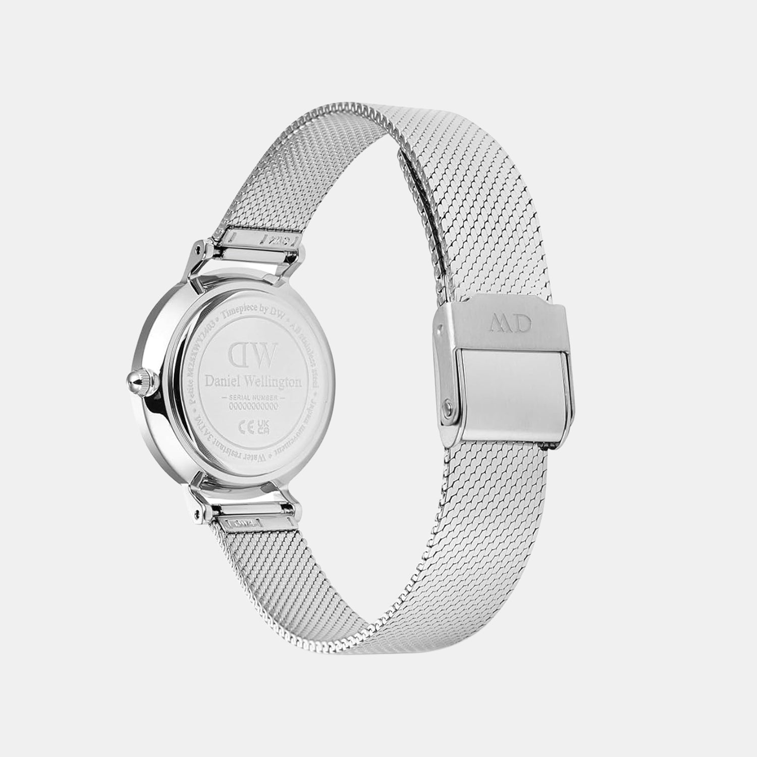 Women Quartz Silver Dial Analog Stainless Steel Watch DW00100796K