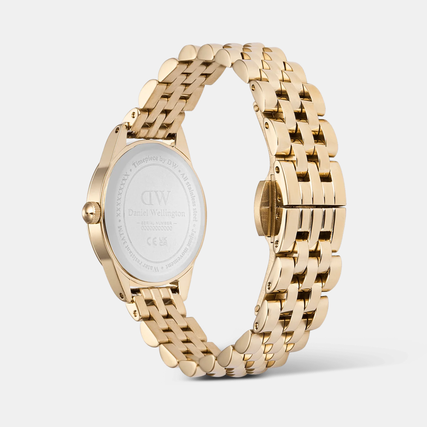 Ophelia Women Quartz White Dial Analog Stainless Steel Watch DW00100803K