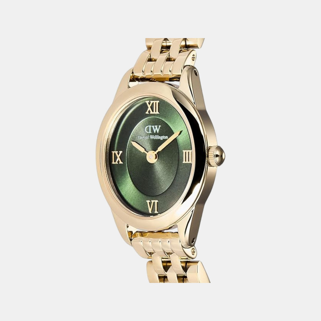 Ophelia Women Quartz Emerald Green Dial Analog Stainless Steel Watch DW00100804K