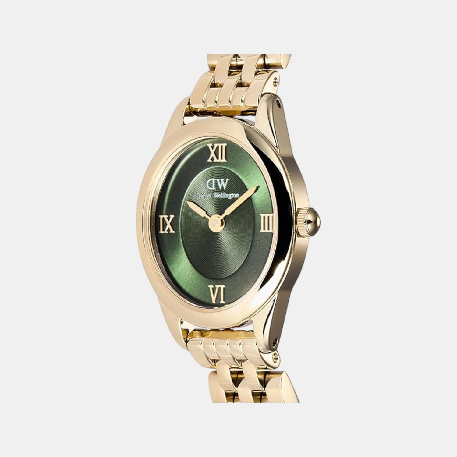 Ophelia Women Quartz Emerald Green Dial Analog Stainless Steel Watch DW00100804K
