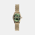 Ophelia Women Quartz Emerald Green Dial Analog Stainless Steel Watch DW00100804K