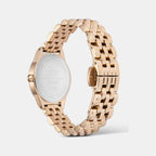 Oval Mini Women Quartz White Dial Analog Stainless Steel Watch DW00100805K