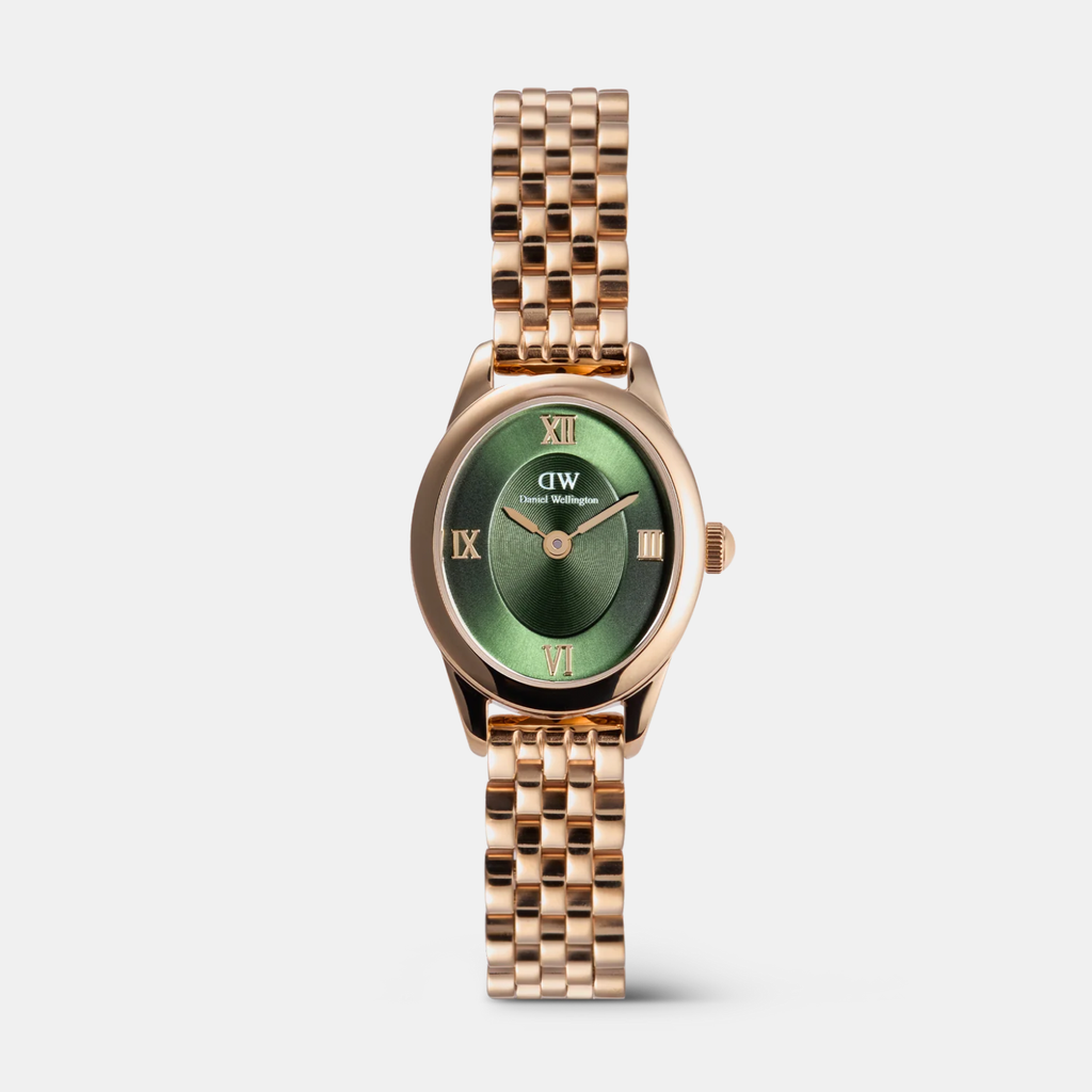 Ophelia Women Quartz Emerald Green Dial Analog Stainless Steel Watch DW00100806K