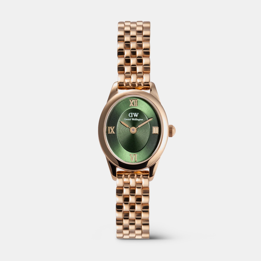 Ophelia Women Quartz Emerald Green Dial Analog Stainless Steel Watch DW00100806K