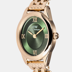 Ophelia Women Quartz Emerald Green Dial Analog Stainless Steel Watch DW00100806K
