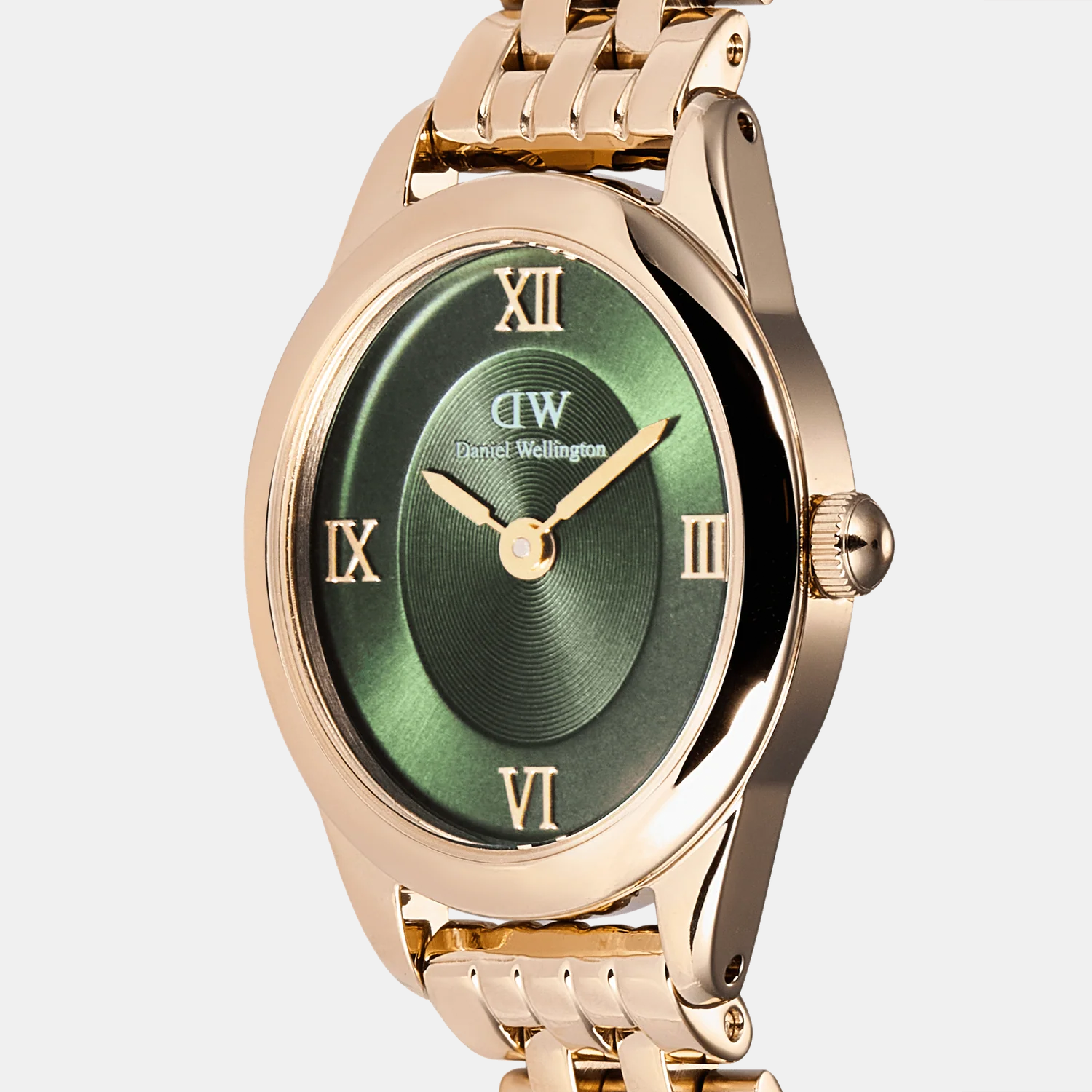 Ophelia Women Quartz Emerald Green Dial Analog Stainless Steel Watch DW00100806K