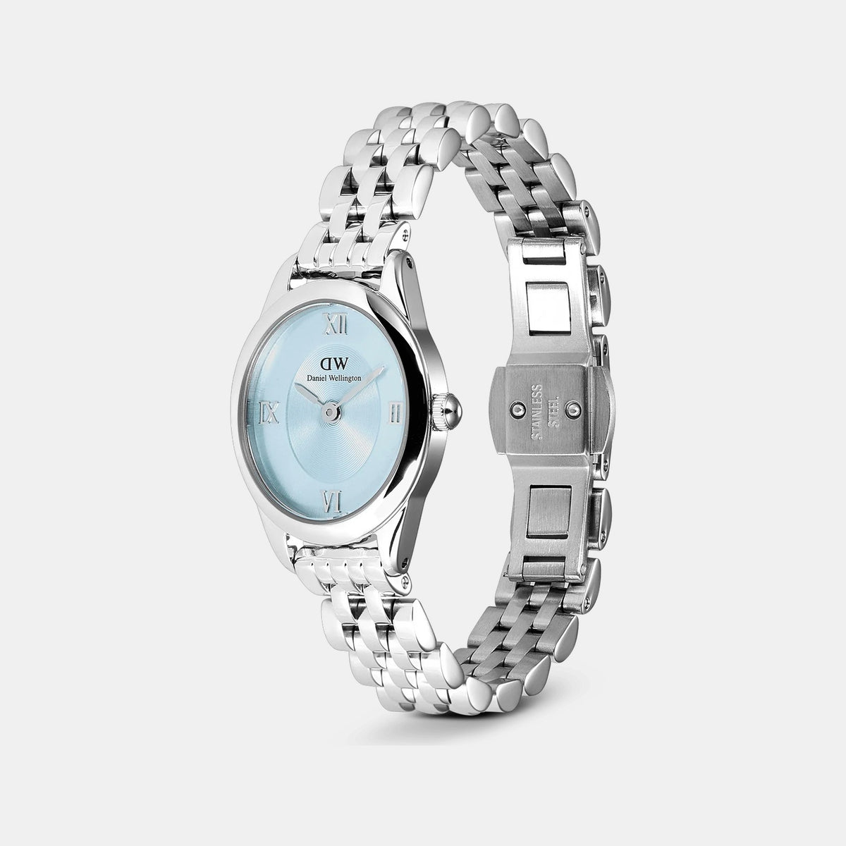 Ophelia Women Quartz Blue Dial Analog Stainless Steel Watch DW00100809K