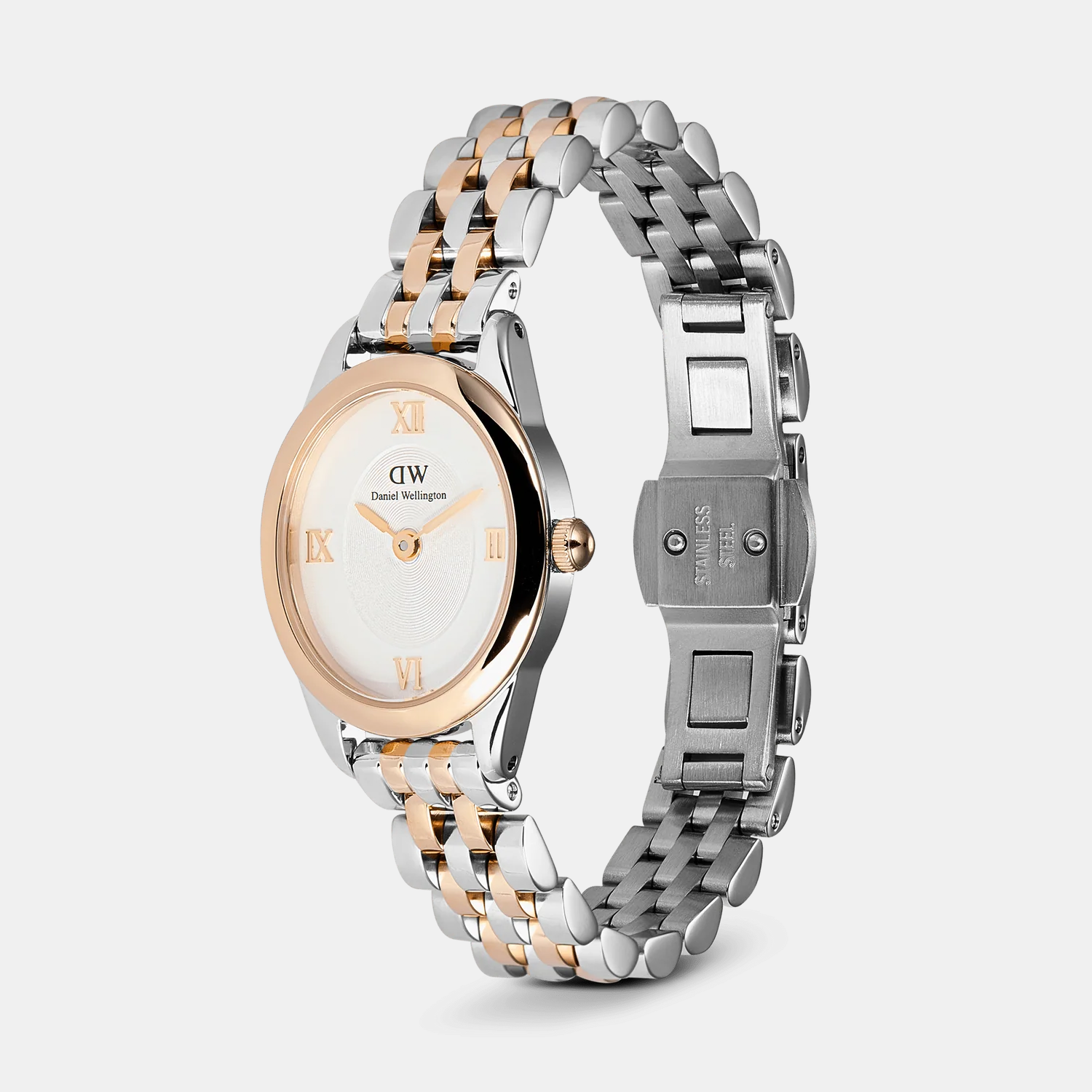 Ophelia Women Quartz White Dial Analog Stainless Steel Watch DW00100810K