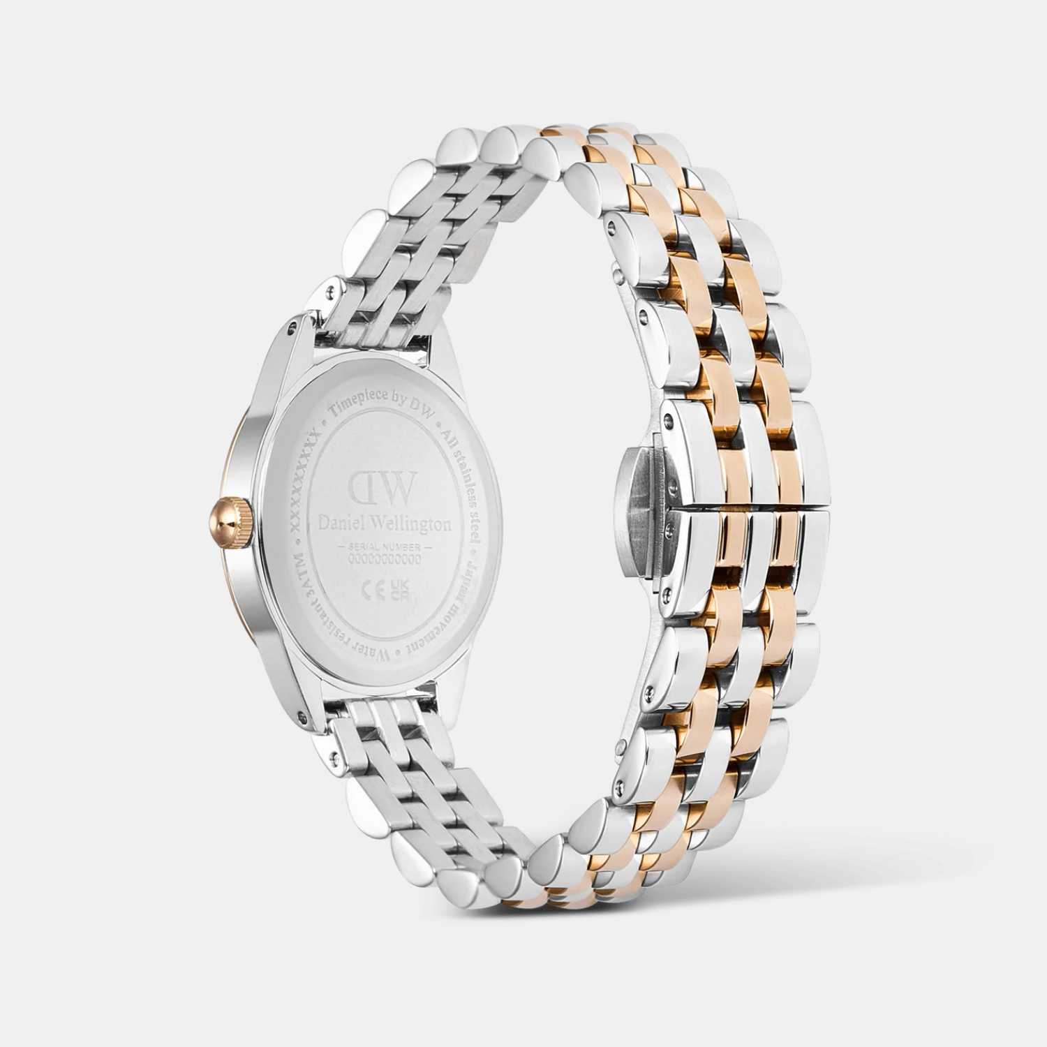 Ophelia Women Quartz White Dial Analog Stainless Steel Watch DW00100810K