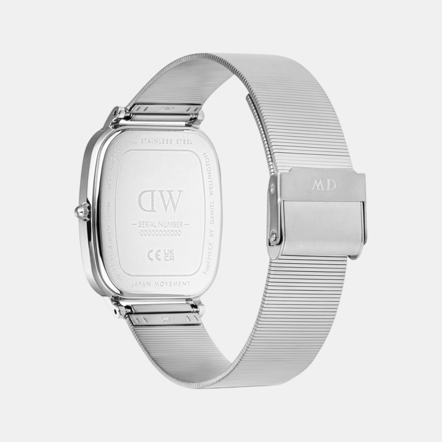 Men Quartz Beige Dial Analog Stainless Steel Watch DW00100812K