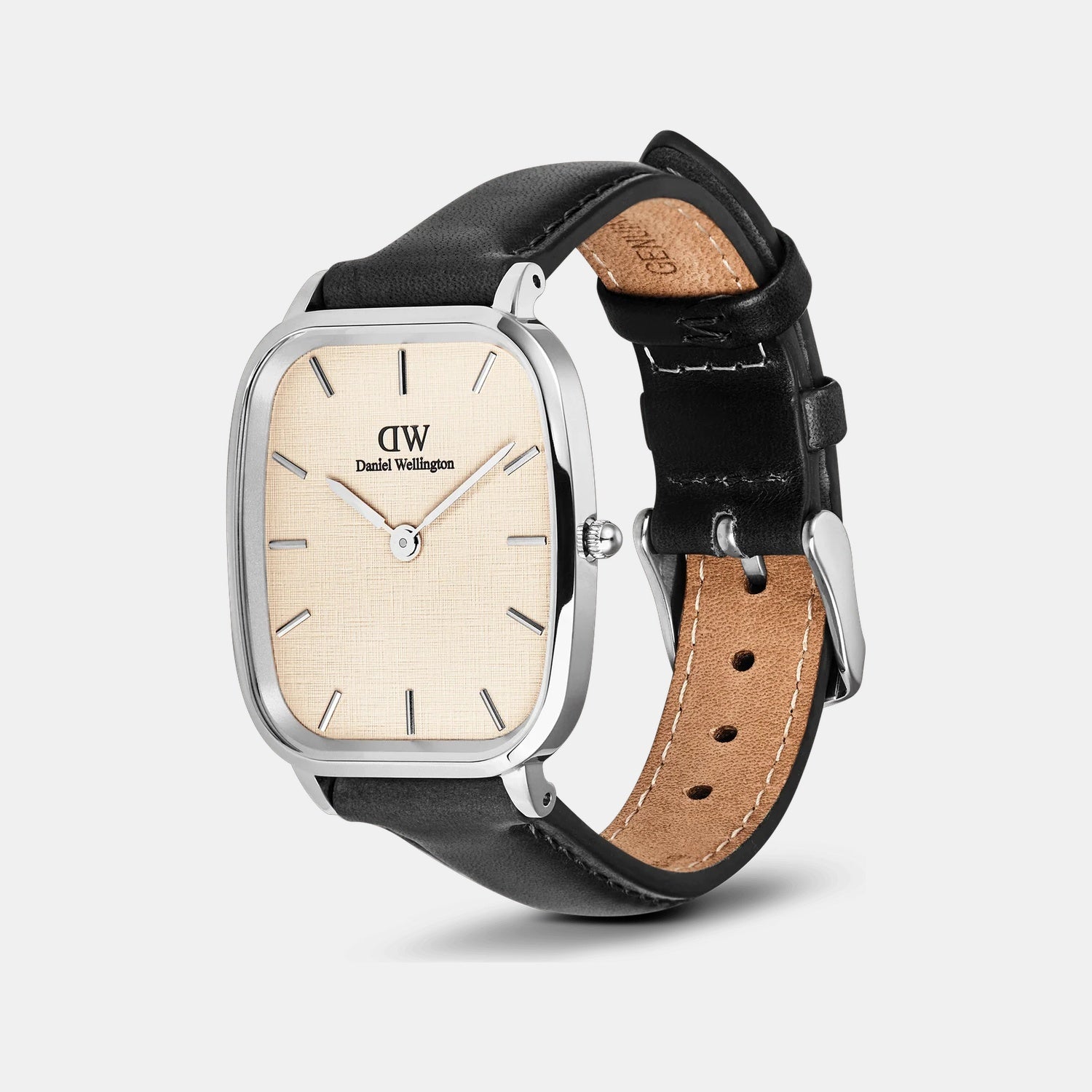 Vinatge Unisex Quartz Linen Dial Analog Stainless Steel Watch DW00100813K