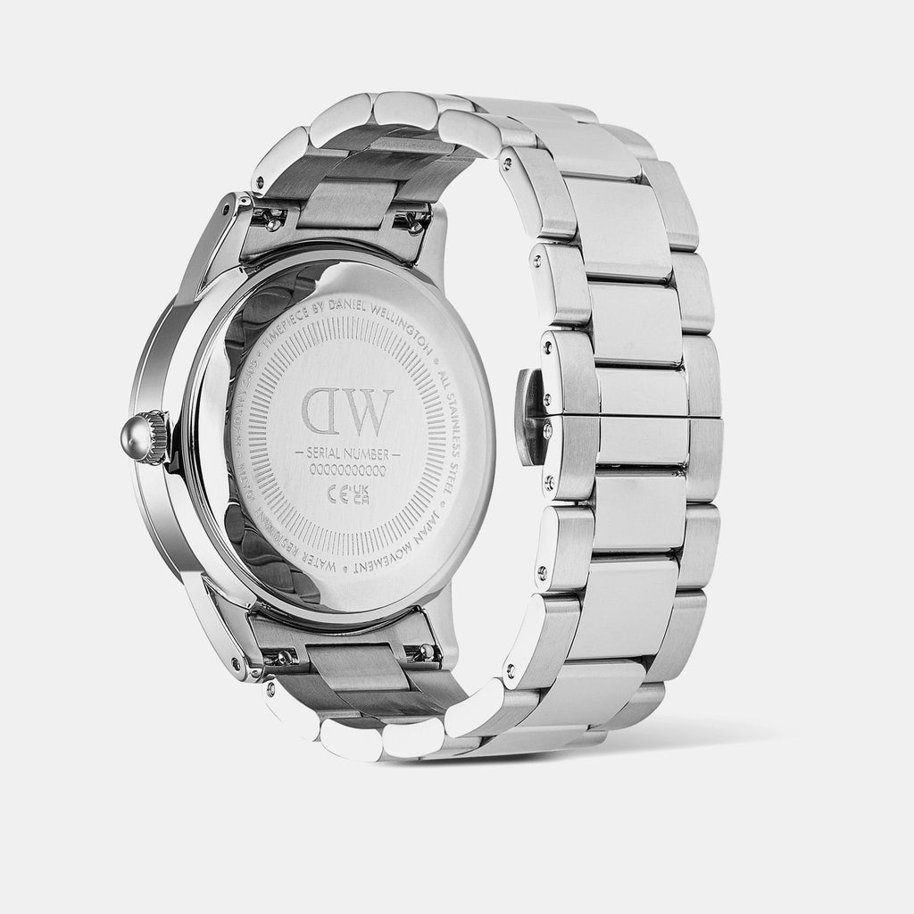 Men Quartz Blue Dial Analog Steel Watch DW00100820
