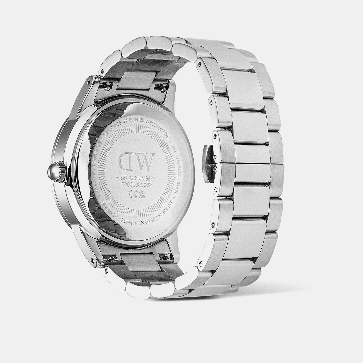 Men Quartz Blue Dial Analog Stainless Steel Watch DW00100820K
