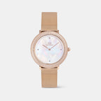 Women Quartz White Dial Analog Stainless Steel Watch DW00100823K