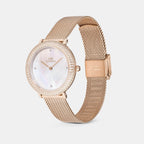 Women Quartz White Dial Analog Stainless Steel Watch DW00100823K