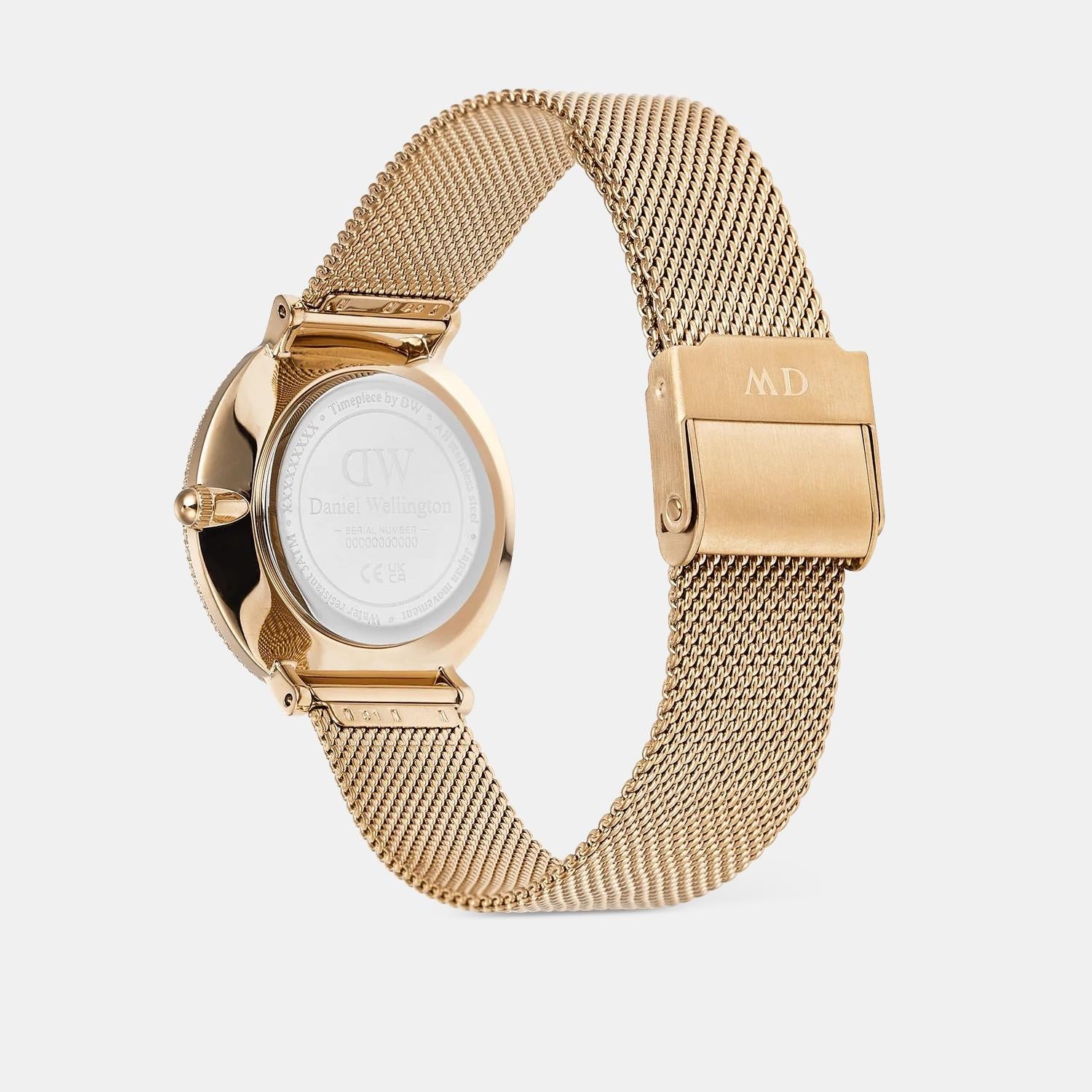 Women Quartz Green Dial Analog Stainless Steel Watch DW00100824K