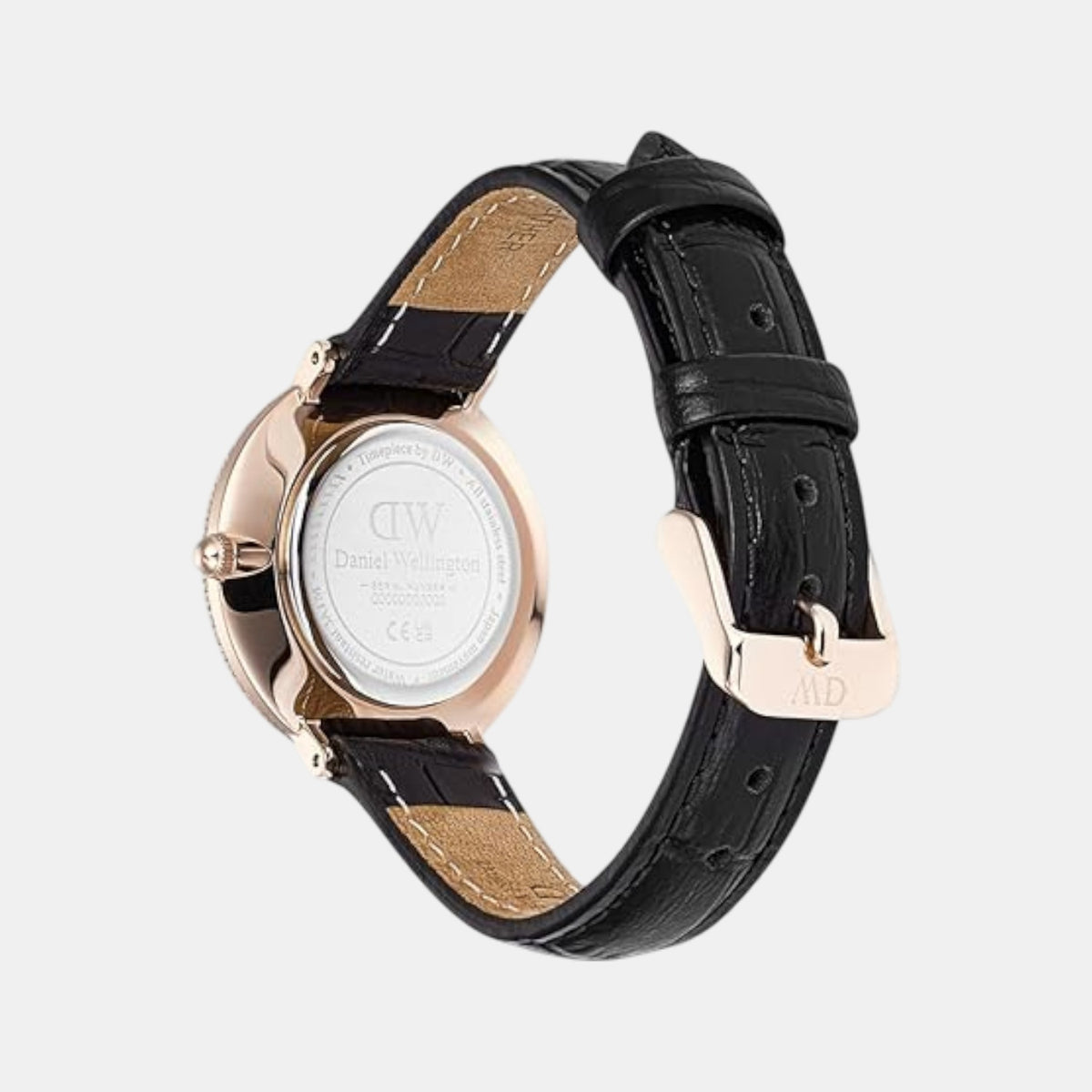 Ophelia Women Quartz Mother Of Pearl Dial Analog Leather Watch DW00100827K