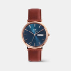 Oval Mini Women Quartz Arctic Blue Dial Analog Stainless Steel Watch DW00100807K