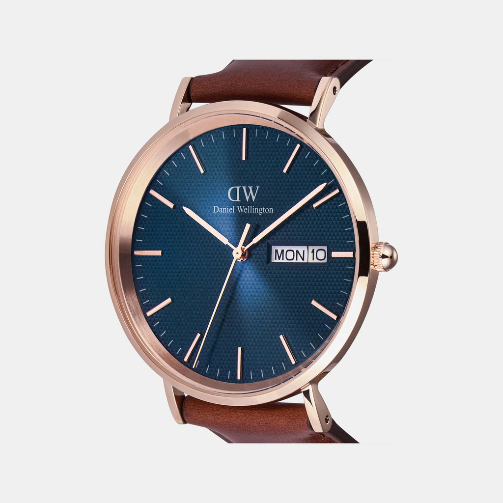 Oval Mini Women Quartz Arctic Blue Dial Analog Stainless Steel Watch DW00100807K