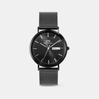 Men Quartz Black Dial Analog Stainless Steel Watch DW00100831K