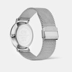 Men Quartz Blue Dial Analog Mesh Watch DW00100833