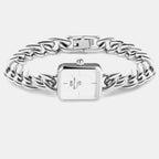 Women Quartz White Dial Analog Stainless Steel Watch DW00100834K