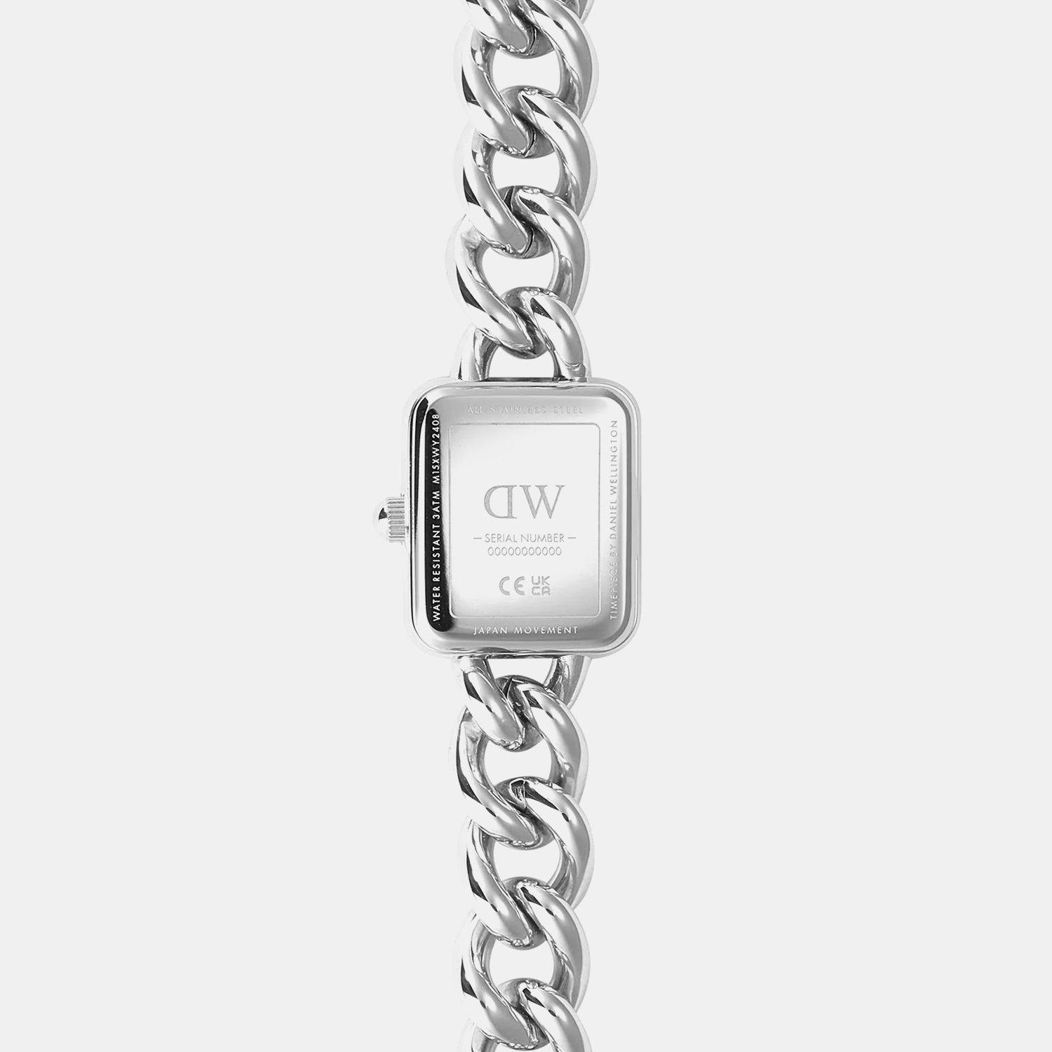 Women Quartz White Dial Analog Stainless Steel Watch DW00100834K