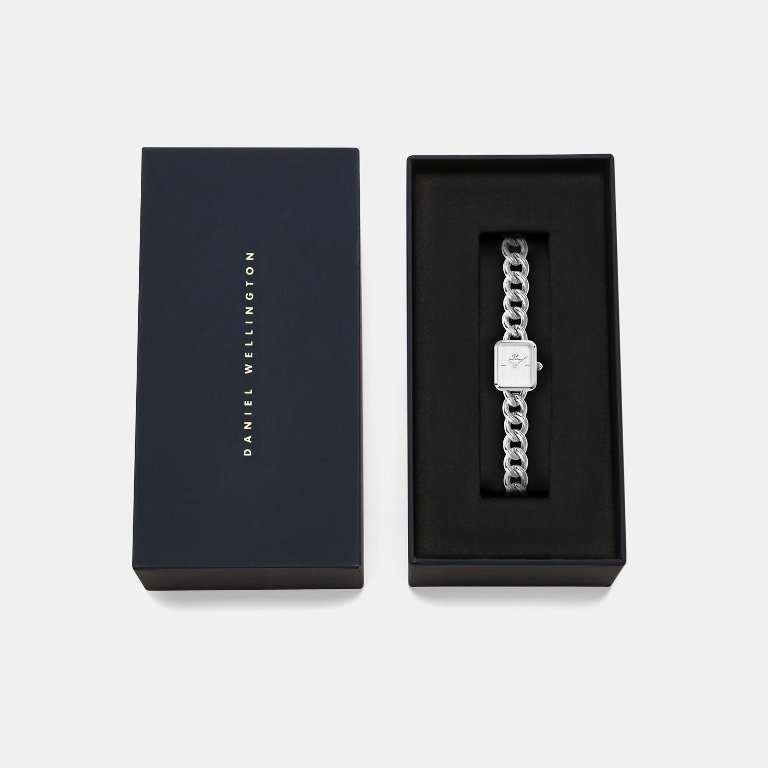 Women Quartz White Dial Analog Stainless Steel Watch DW00100834K