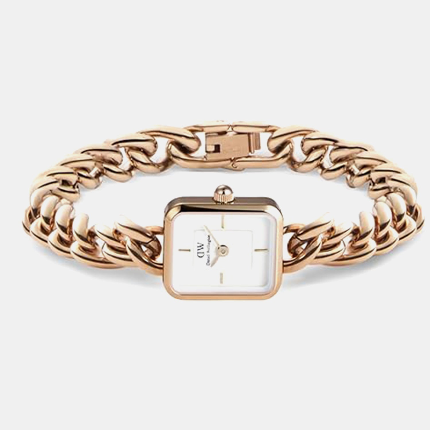 Women Quartz White Dial Analog Stainless Steel Watch DW00100835K