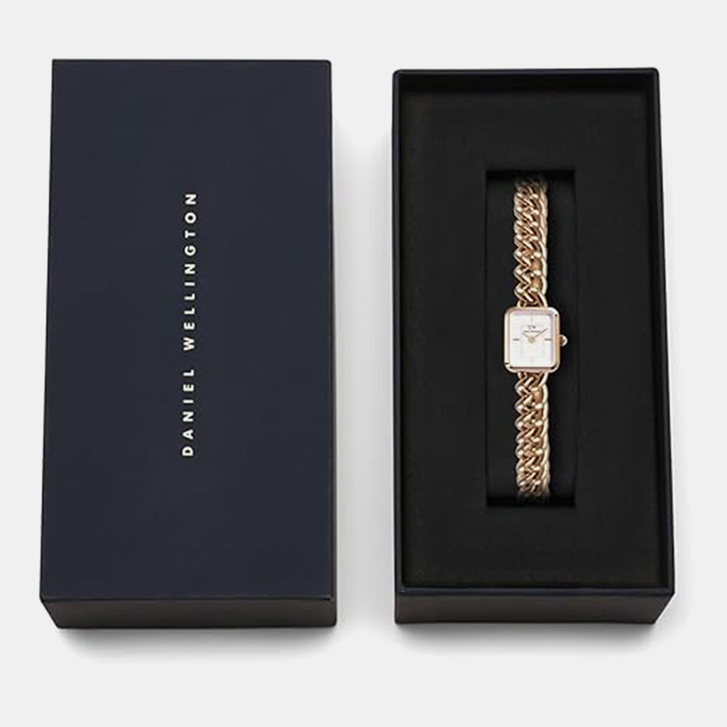 Women Quartz White Dial Analog Stainless Steel Watch DW00100835K