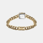 Women Quartz White Dial Analog Steel Watch DW00100836K