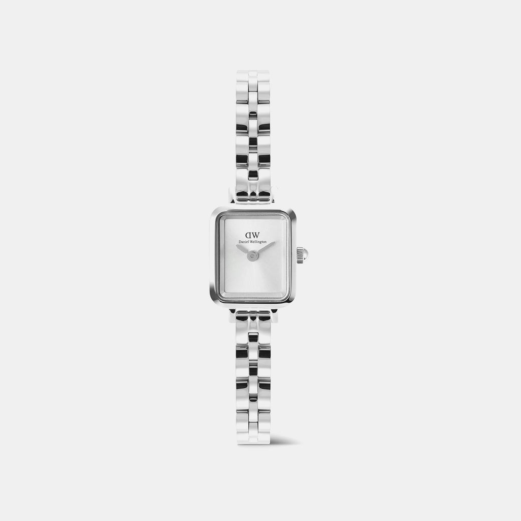 Quadro Women Quartz Silver Dial Analog Stainless Steel Watch DW00100844K