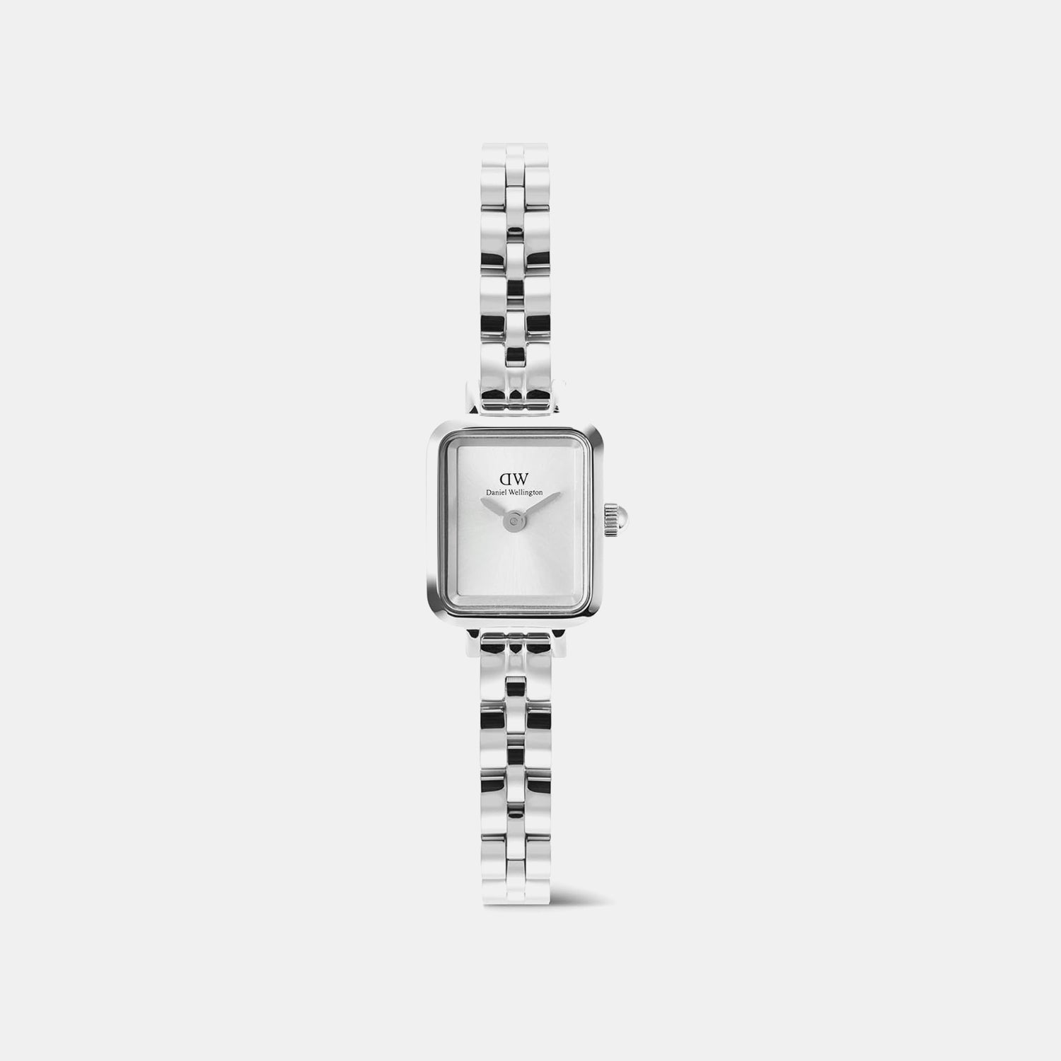 Quadro Women Quartz Silver Dial Analog Stainless Steel Watch DW00100844K