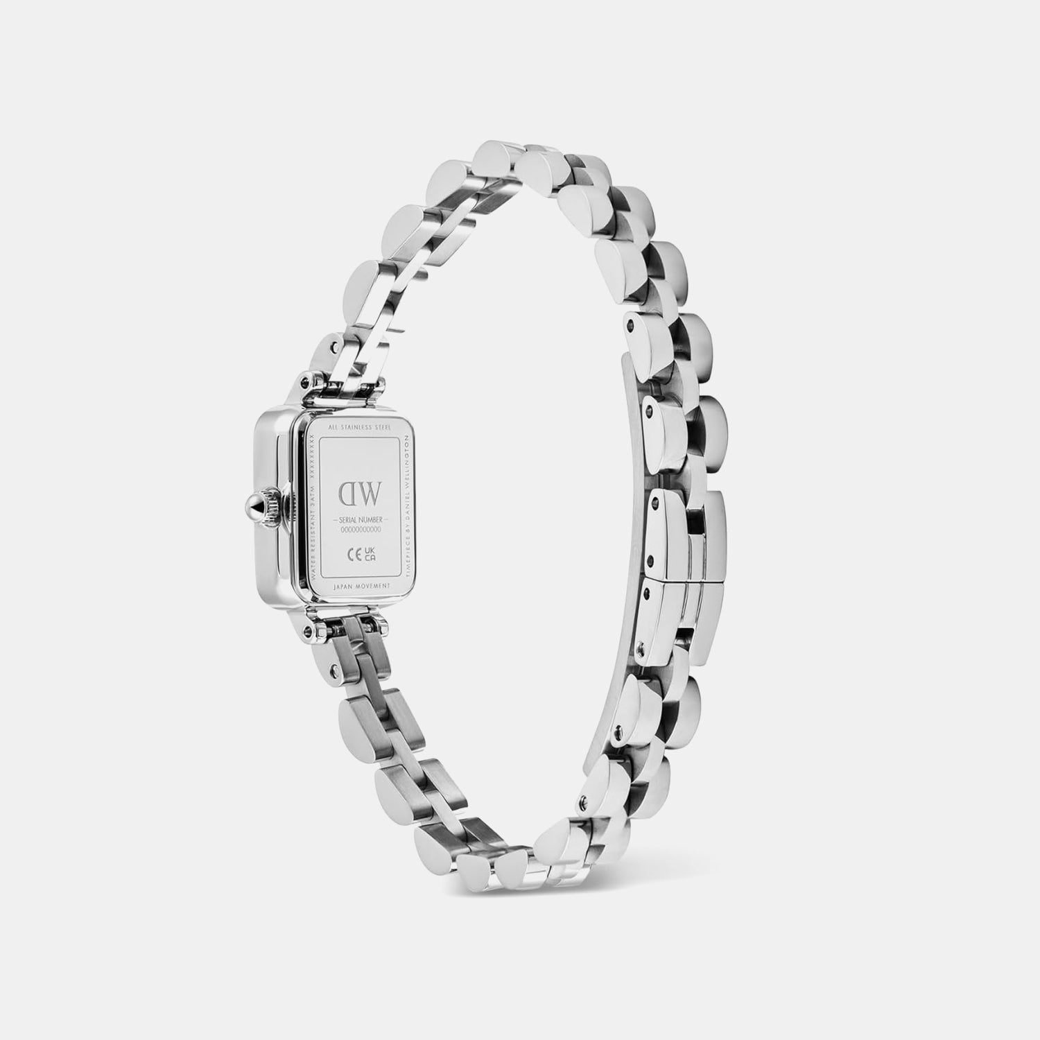 Quadro Women Quartz Silver Dial Analog Stainless Steel Watch DW00100844K