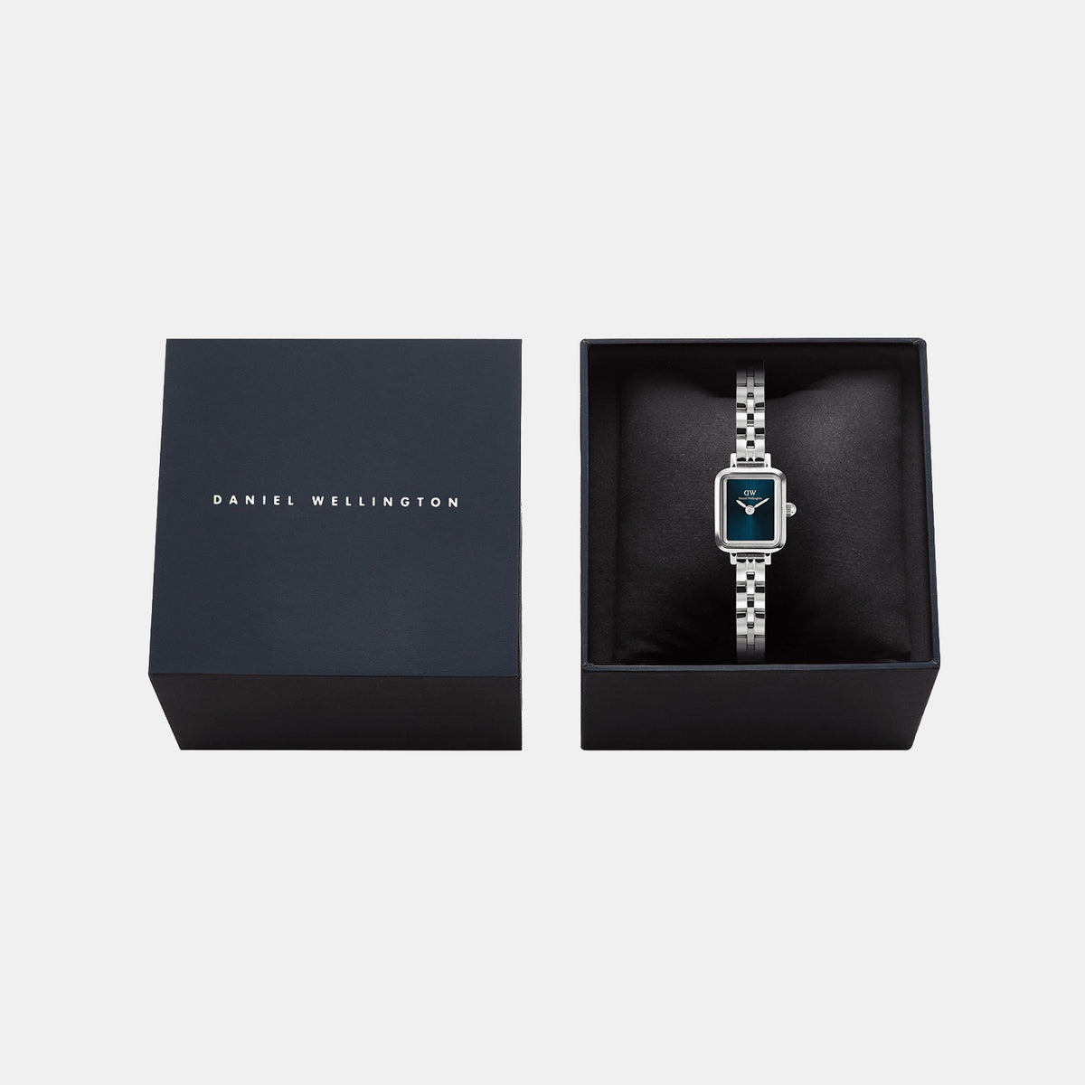 Quadro Women Quartz Blue Dial Analog Stainless Steel Watch DW00100846K