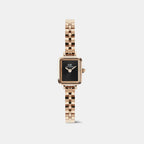 Quadro Women Quartz Black Dial Analog Stainless Steel Watch DW00100848K