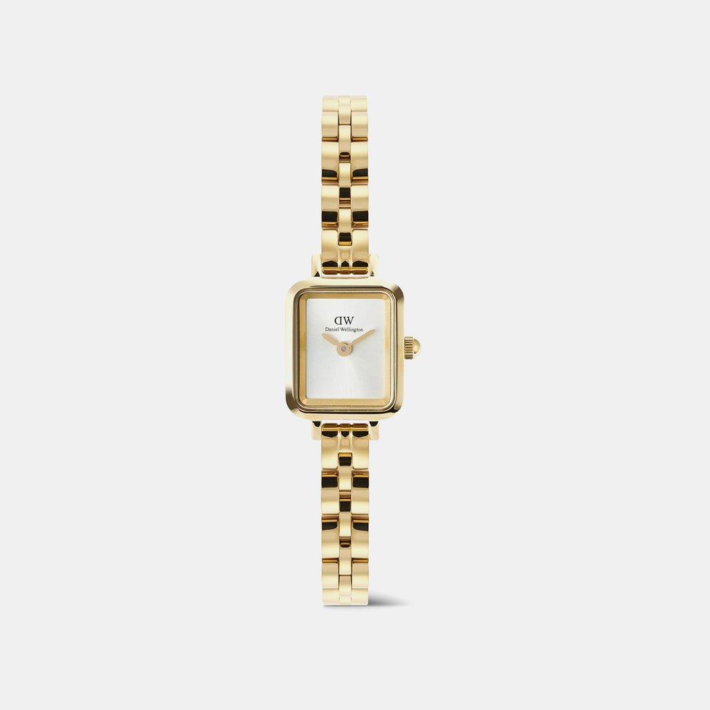 Quadro Women Quartz White Dial Analog Stainless Steel Watch DW00100850