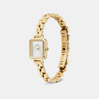 Quadro Women Quartz White Dial Analog Stainless Steel Watch DW00100850