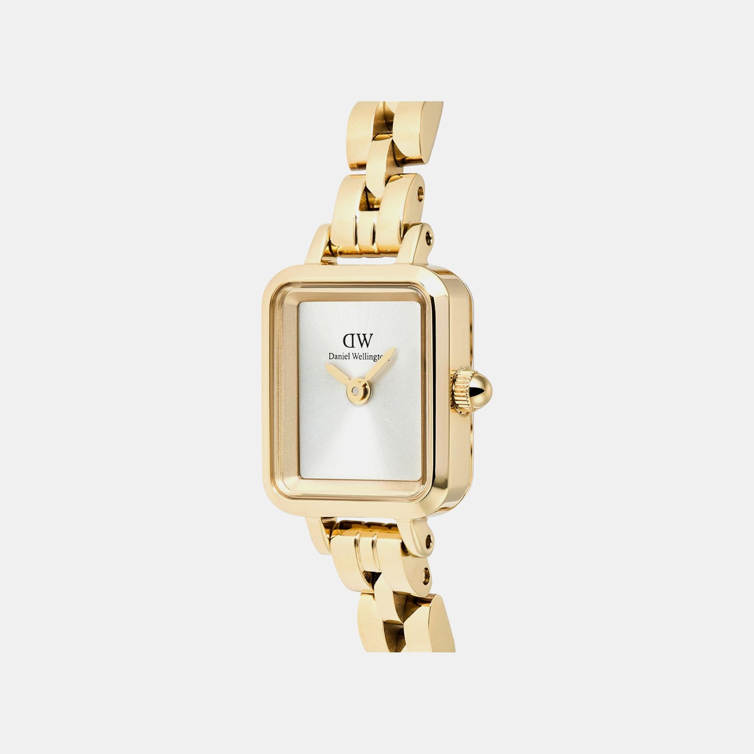 Quadro Women Quartz White Dial Analog Stainless Steel Watch DW00100850
