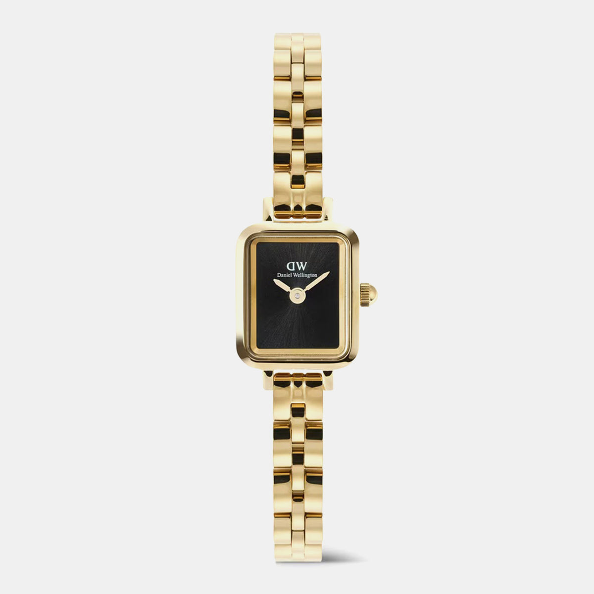 Quadro Women Quartz Black Dial Analog Stainless Steel Watch DW00100851K