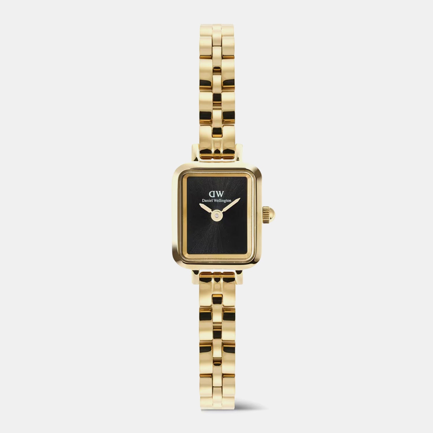Quadro Women Quartz Black Dial Analog Stainless Steel Watch DW00100851K