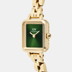 Quadro Women Quartz Emerald Green Dial Analog Stainless Steel Watch DW00100852