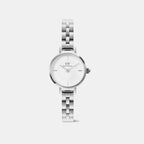 Petite Mini Arch 3 Link Women Quartz White Dial Analog Stainless Steel Watch DW00100853K