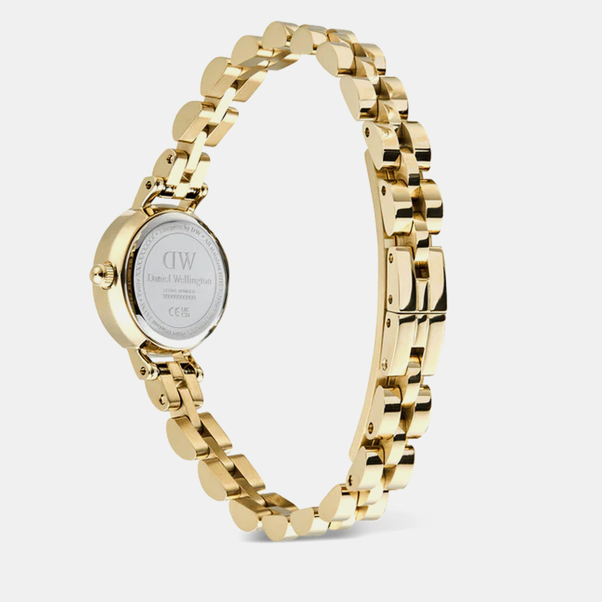 Petite Women Quartz White Dial Analog Stainless Steel Watch DW00100855K