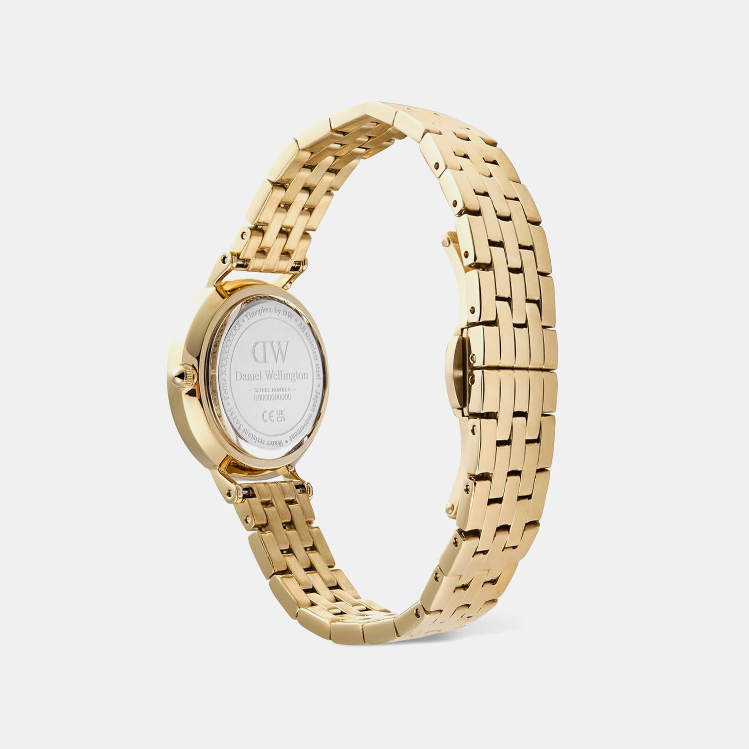 Petite Women Quartz White Dial Analog Stainless Steel Watch DW00100857K