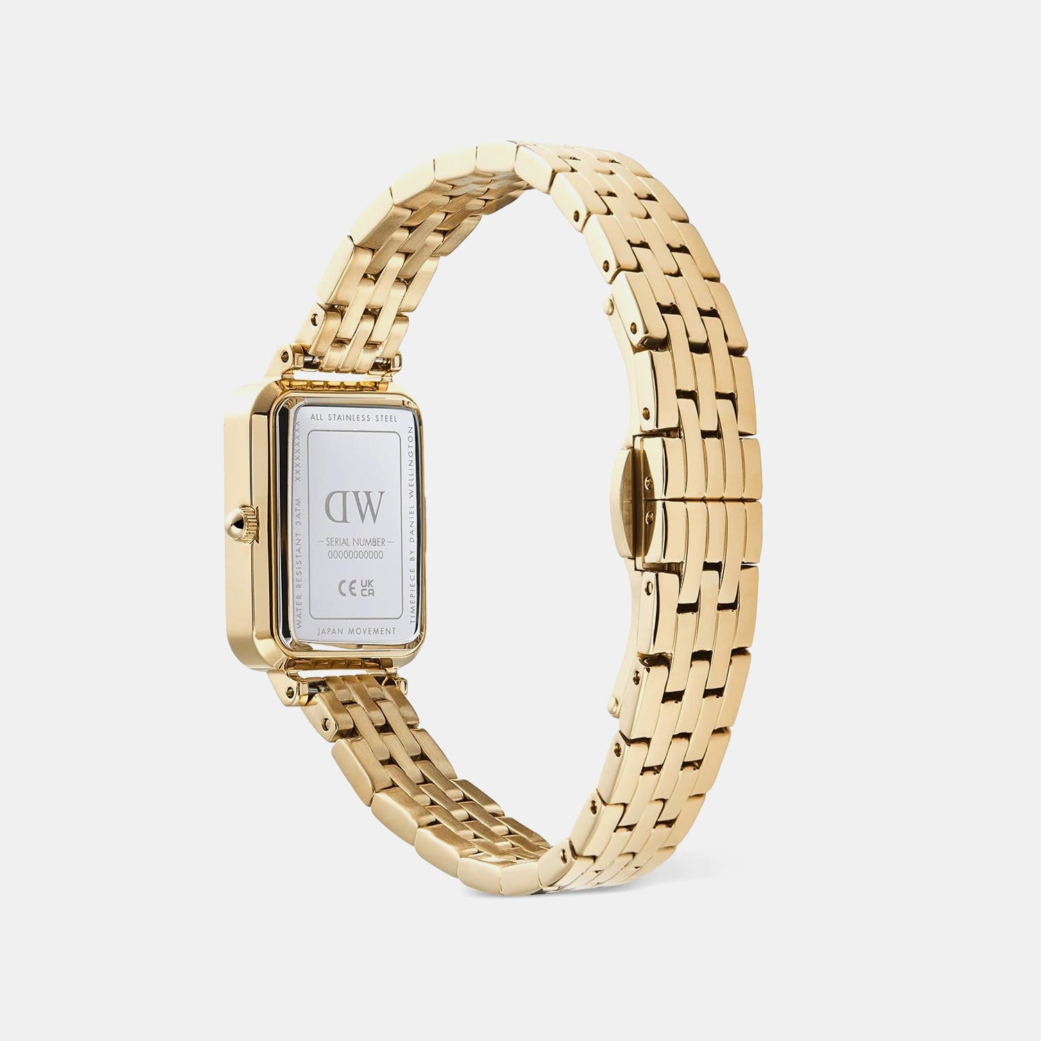 Quadro Women Quartz White Dial Analog Steel Watch DW00100861